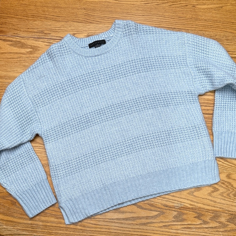 Sanctuary Light Blue Crew Neck Sweater